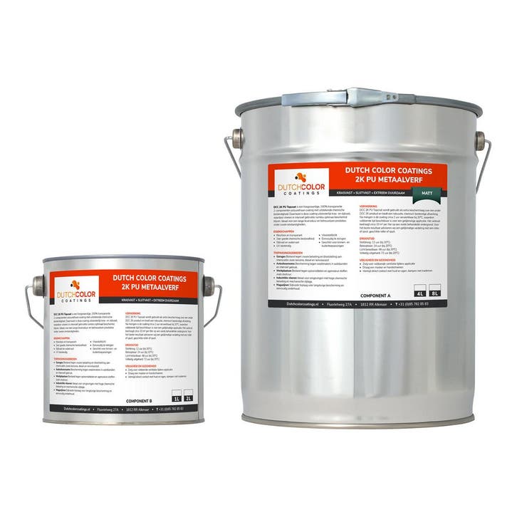 DCC 2K PU Topcoat 10L, Doe-het-zelf en Verbouw, Verf, Beits en Lak, Verf, Overige kleuren, Nieuw, 5 tot 10 liter, Verzenden