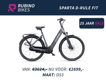 SPARTA D-RULE FIT - 25%/€925 KORTING - BOSCH 500WH E-BIKE, Ophalen, Sparta, Nieuw, 51 tot 55 cm