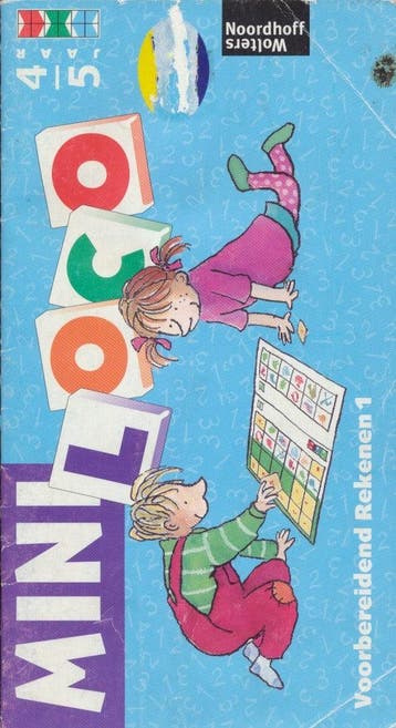 Mini Loco Voorbereidend rekenen 1 (4-5 jaar) blauwe kaft, Verzenden, Nieuw