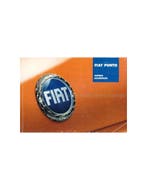 2003 FIAT PUNTO INSTRUCTIEBOEKJE ENGELS
