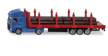 Siku vrachtwagen met boomstammen 1:87 (Siku speelgoed 1:87), Ophalen of Verzenden, Nieuw