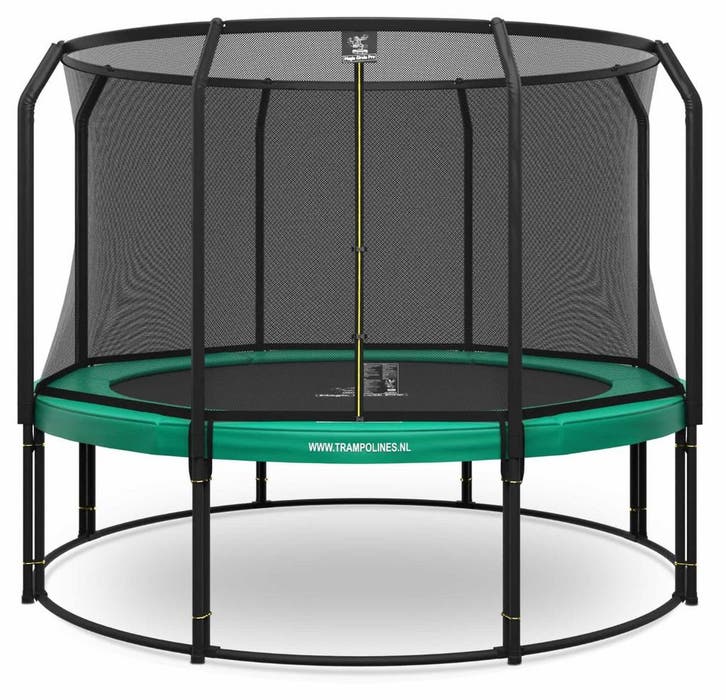 Magic Circle Pro Trampoline 366 cm Groen met veiligheidsnet, Kinderen en Baby's, Speelgoed | Buiten | Trampolines, Nieuw, Ophalen of Verzenden