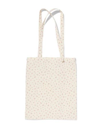 HEMA Canvas tas 42x36cm bloemen, Verzenden, Nieuw