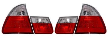 Achterlichten geschikt voor BMW E46 touring LED rood/wit, Verzenden, Nieuw, BMW