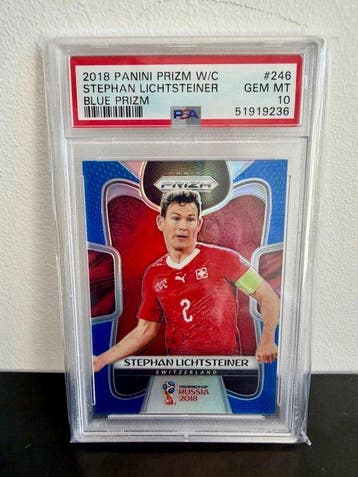 2018 Panini Prizm Stephan Lichtsteiner 246 Parallel card,, Nieuw