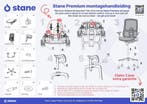 Stane Premium schuimzitting Ergonomische Bureaustoel -, Huis en Inrichting, Ophalen of Verzenden, Zo goed als nieuw