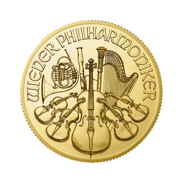 Gouden Philharmoniker munt 2026 1/2 troy ounce, Verzenden