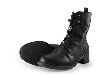 Rieker Veterboots in maat 42 Zwart, Verzenden, Zwart, Overige typen, Zo goed als nieuw