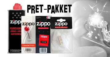 ZIPPO pretpakket voor slechts 14,50 nu:, Verzamelen, Rookartikelen, Aanstekers en Luciferdoosjes, Nieuw