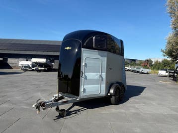 Humbaur Traile Vol Alu 2-Paards met zadelkamer BTW Trailer !, Ophalen, Gebruikt, Aluminium, 2-paards trailer