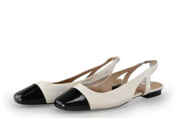 Peter Kaiser Slingbacks in maat 40 Wit, Peter Kaiser, Verzenden, Wit, Zo goed als nieuw