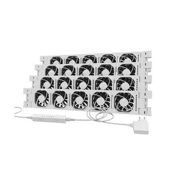 Heatfan 5 - Quattro Set - inclusief WiFi smartcontroller + v, Doe-het-zelf en Verbouw, Verwarming en Radiatoren, Verzenden, Nieuw