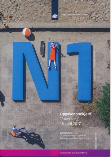 Centrale Eindtoets opgavenboekje N1 2017, Verzenden, Nieuw