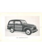 1954 FIAT 500 C INSTRUCTIEBOEKJE ITALIAANS, Auto diversen, Handleidingen en Instructieboekjes