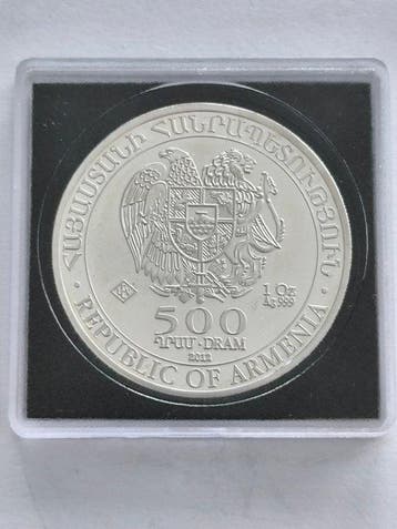 Armenië. 500 Dram 2012, 1 Oz (Zonder minimumprijs)