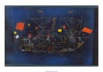 Kunstdruk Paul Klee - Abenteuerschiff 100x70cm, Verzenden, Nieuw