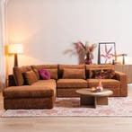 50% Korting: Hoekbank Kyle chenille koper links, Ophalen, Zo goed als nieuw, Stof, Scandinavisch