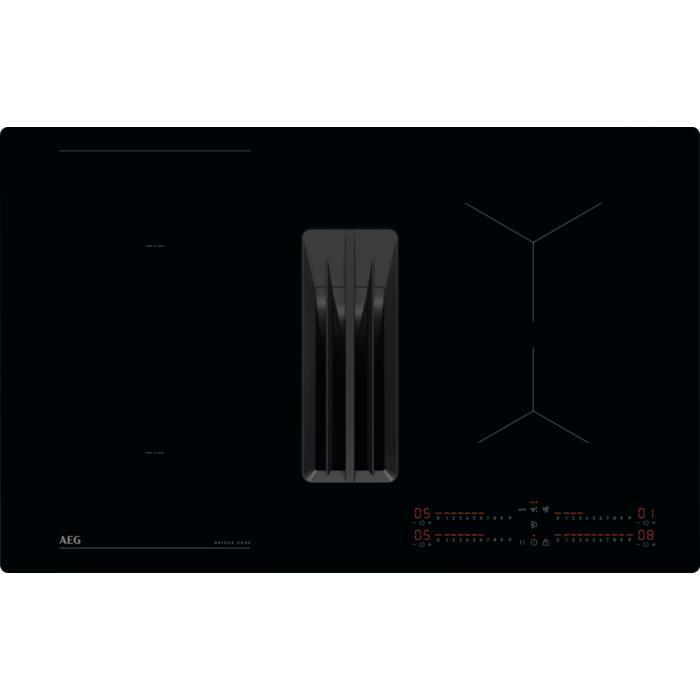 AEG inductie met afzuiging 80 cm NCH84B03CB, Witgoed en Apparatuur, Kookplaten, Inbouw, 4 kookzones, Nieuw, Inductie, Ophalen of Verzenden