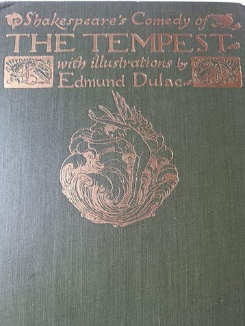William Shakespeare/Edmund Dulac - The Tempest - 1908, Antiek en Kunst, Antiek | Boeken en Bijbels