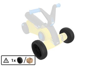 BERG-Onderdeel Ride-on - GO² SparX Yellow - voorwiel, Ophalen of Verzenden, Nieuw
