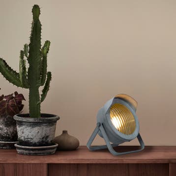 Stage schijnspot grijs Binnenverlichting, Huis en Inrichting, Lampen | Tafellampen, Verzenden, Nieuw