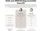 Focus® S2 - Smart Ring - AI Coach - Hartslag - Slaap Monitor, Verzenden, Nieuw, Focus