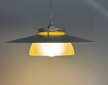 Plafondlamp - Metaal, Glas