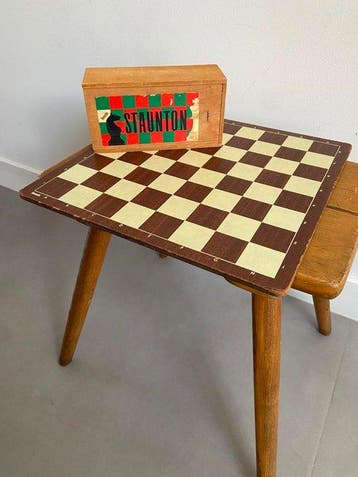Staunton - Schaakspel - Staunton Revanche - Hout, Antiek en Kunst