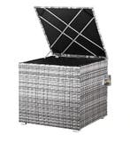 Polyrotan kussenbox Grijs 318L (Schuurtjes-Rekken), Verzenden, Nieuw