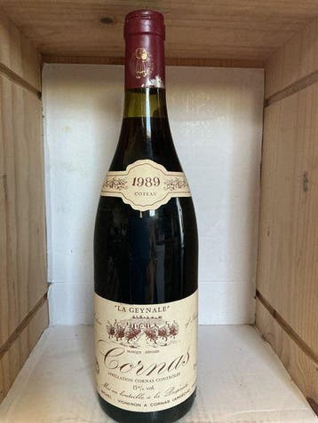 1989 Robert Michel, La Gleynale, Cornas - Cornas - 1 Fles, Nieuw