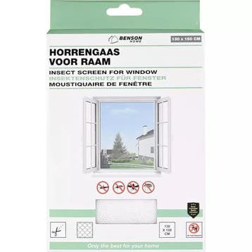 Benson Horrengaas voor raam - Insectenwerend - Eenvoudige...
