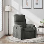 Relaxfauteuil Microvezel | Donkergrijs | Laatste Stuk!, Huis en Inrichting, Fauteuils, Nieuw, 75 tot 100 cm, Ophalen of Verzenden