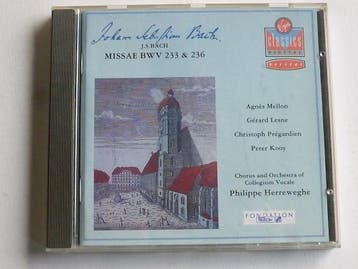 Bach - Missae 233 & 236 / Philippe Herreweghe, Ophalen of Verzenden, Zo goed als nieuw