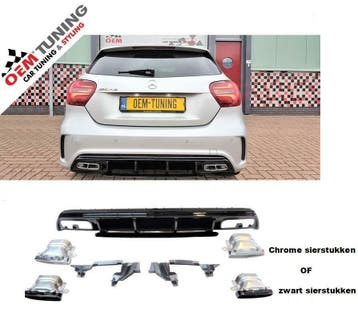 A45 DIFFUSER | 2012-2018 | voor Mercedes-Benz A-Class W176, Auto-onderdelen, Mercedes-Benz, Nieuw, Ophalen of Verzenden, Achter