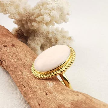 Koraal - Zilver - Ring - Italiaans vakmanschap
