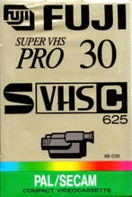Fuji SE-C30 Super Super VHS-C 30 Compact Videocassette (Nieu, Verzenden, Nieuw