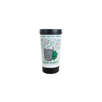 TRASHman grootvolume afvalbak 210ltr - zwart, Huis en Inrichting, Woonaccessoires | Prullenbakken, Verzenden, Nieuw