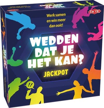 Verpakking beschadigd Wedden dat je het kan? Jackpot - Bords, Verzenden, Nieuw
