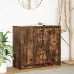 vidaXL Dressoir 85x34x76 cm bewerkt hout gerookt, Verzenden, Nieuw, 50 tot 100 cm, 25 tot 50 cm