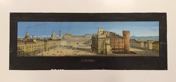 Francesco Citterio - Piazza Castello, Torino - Carlo Bossoli, Nieuw