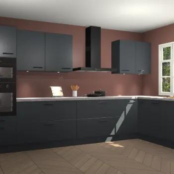 Onyxgrijze keuken Graz 72719, Verzenden, Nieuw
