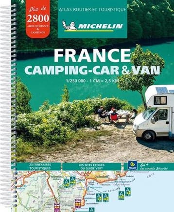 France - Camping Car & Van Atlas | 9782067255036 | Michelin, Ophalen of Verzenden, Zo goed als nieuw, Michelin