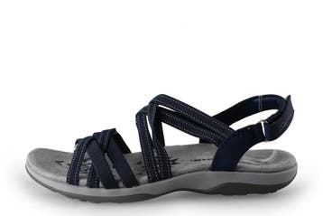 Skechers Sandalen in maat 40 Grijs, Skechers, Verzenden, Sandalen of Muiltjes, Zo goed als nieuw