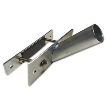 Vlaggenstokhouder 30 mm balkon, Verzenden, Nieuw