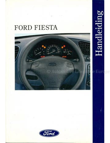 1996 FORD FIESTA INSTRUCTIEBOEKJE NEDERLANDS