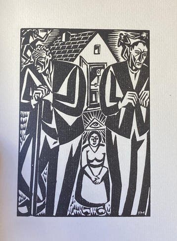 Emile Verhaeren / Frans Masereel - Cinq récits - 1920