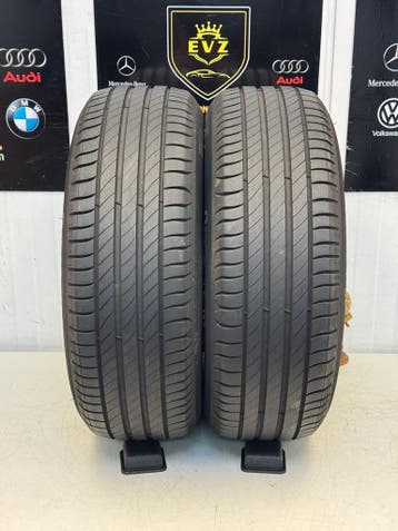 2 stuks zomerbanden 185/65R15 Michelin Primacy 4, Gebruikt, 15 inch, Banden en Velgen, 185 mm