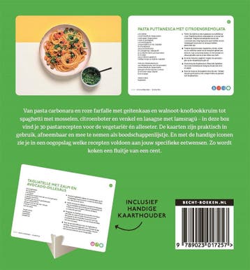 Pasta / 30 receptkaarten 9789023017257 en, Verzenden, Zo goed als nieuw, En