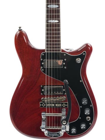 Daguet Crestwood Custom Cherry 2014 (Instrument,Double Cut), Ophalen of Verzenden, Zo goed als nieuw, Solid body