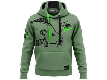 Karper Hoodie Carpfishing Mania Groen - Karper XL, Verzenden, Nieuw, Overige typen